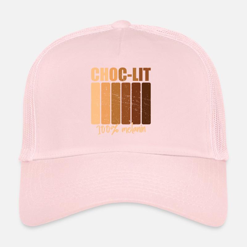 Choc-lit Melanin Melanated Unapologetic Juneteenth Casquette trucker 