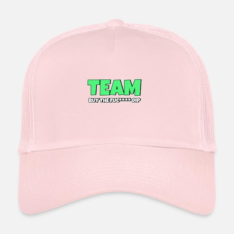 Team BTFD Acheter The Dip Crypto Stonk Meme Funny Casquette trucker 
