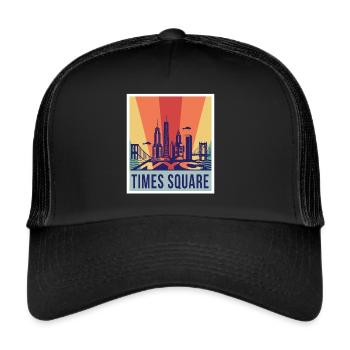 NYC Times Square New York Souvenir New York City T - Trucker Cap - black/black - Front