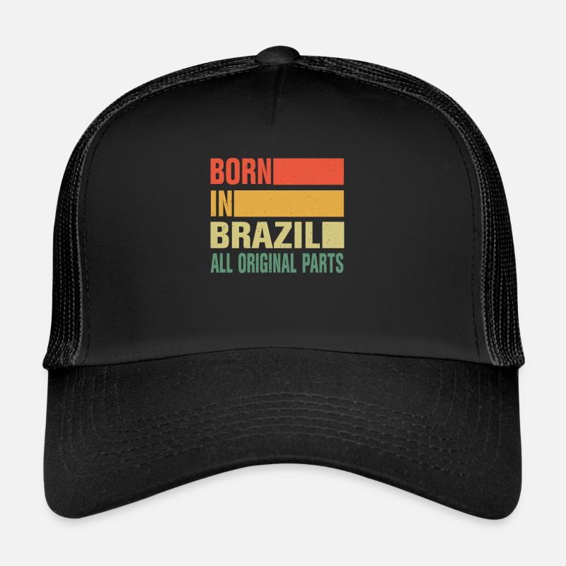 Né au Brésil Casquette trucker 