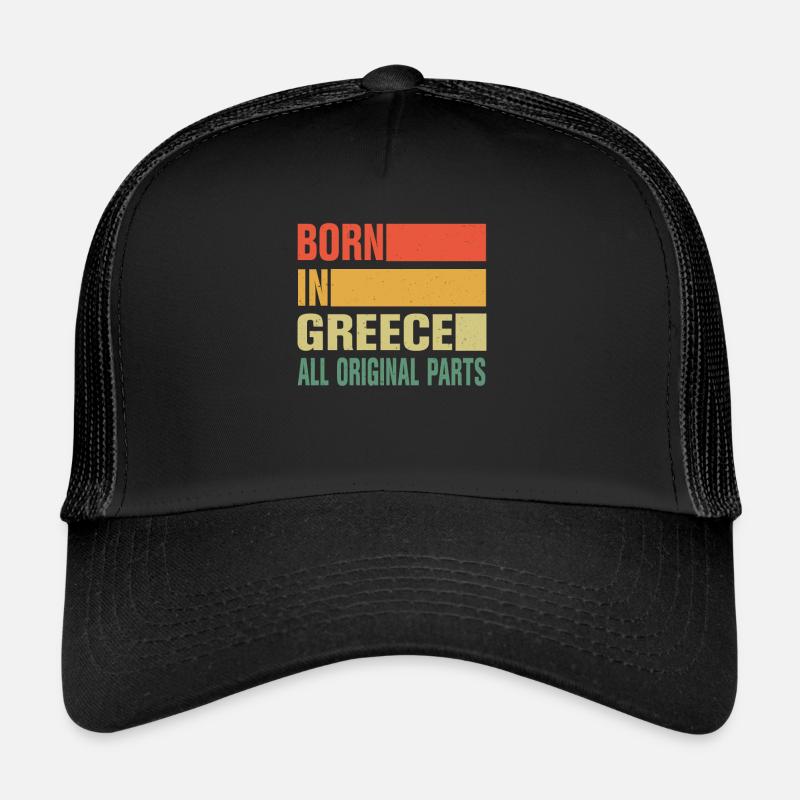 Né en Grèce Casquette trucker 