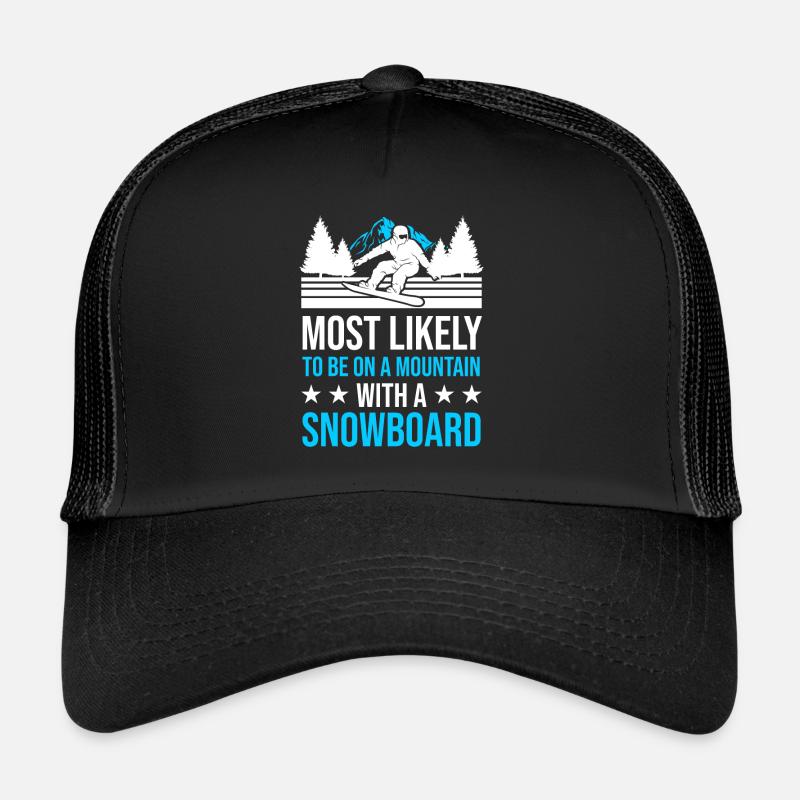 Snowboard Ski Snowboarders Casquette trucker 