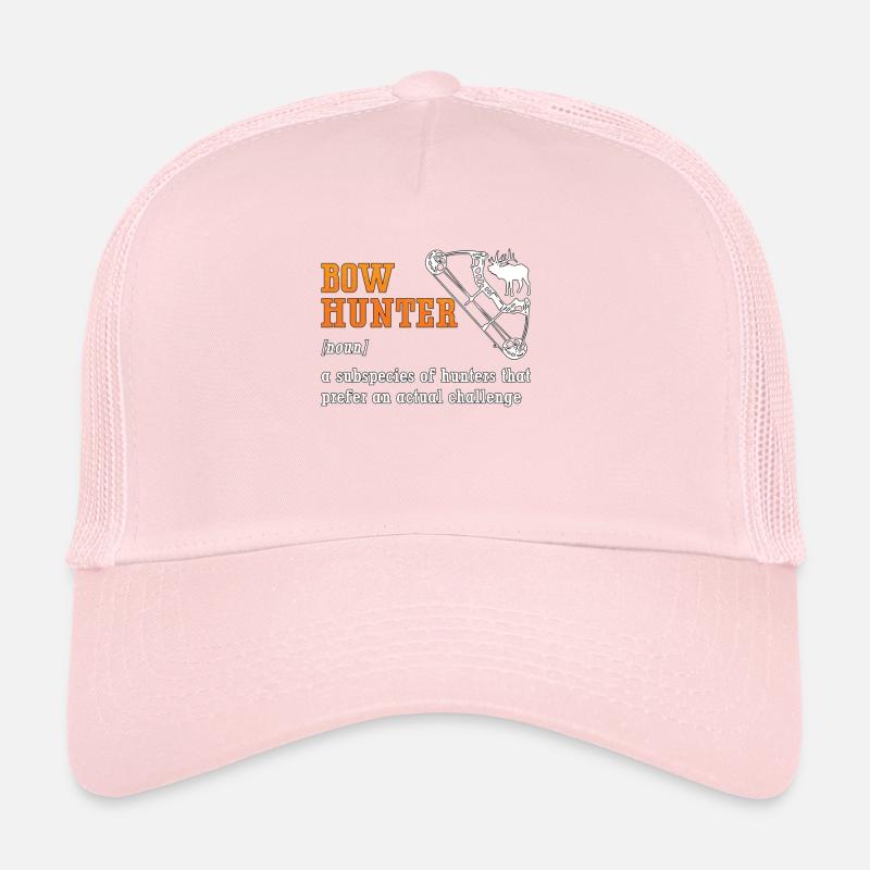 Chasse à l’arc Un chasseur qui cible le chasseur à l’arc long Casquette trucker 