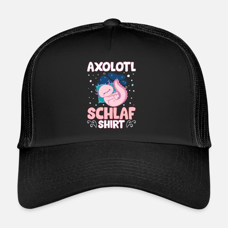 Leicht Ablenkbar Durch Offizielles Axolotl Schlaf Trucker Cap
