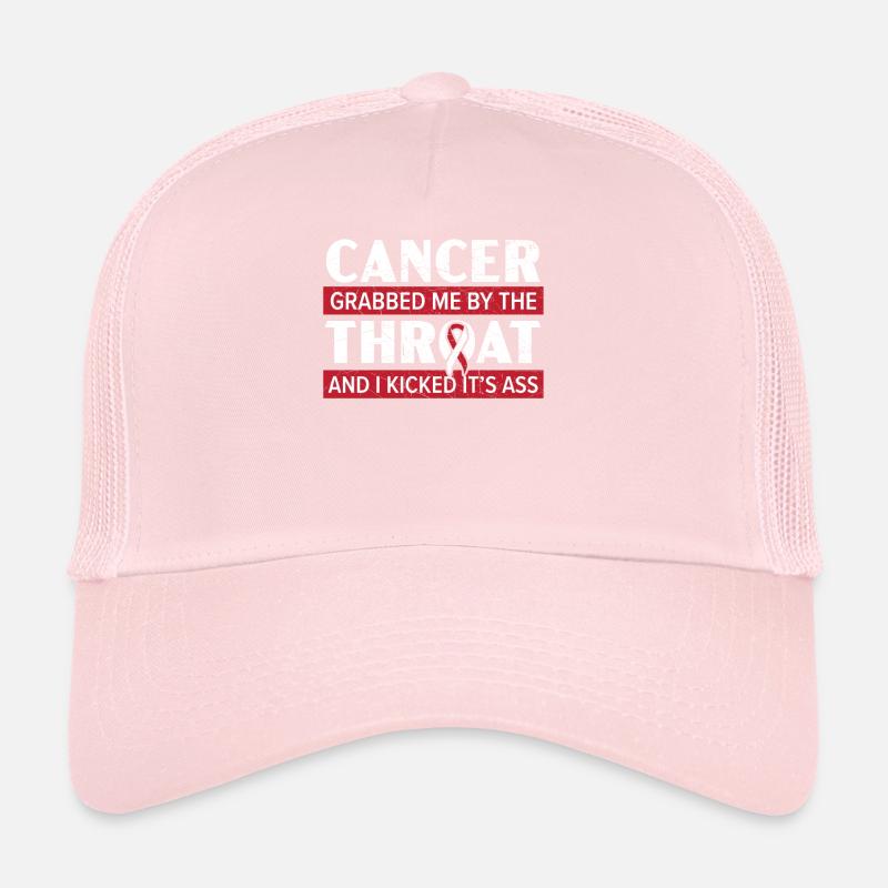 Krebs packte mich durch das Kehlkopfkrebs-Bewusstsein Trucker Cap