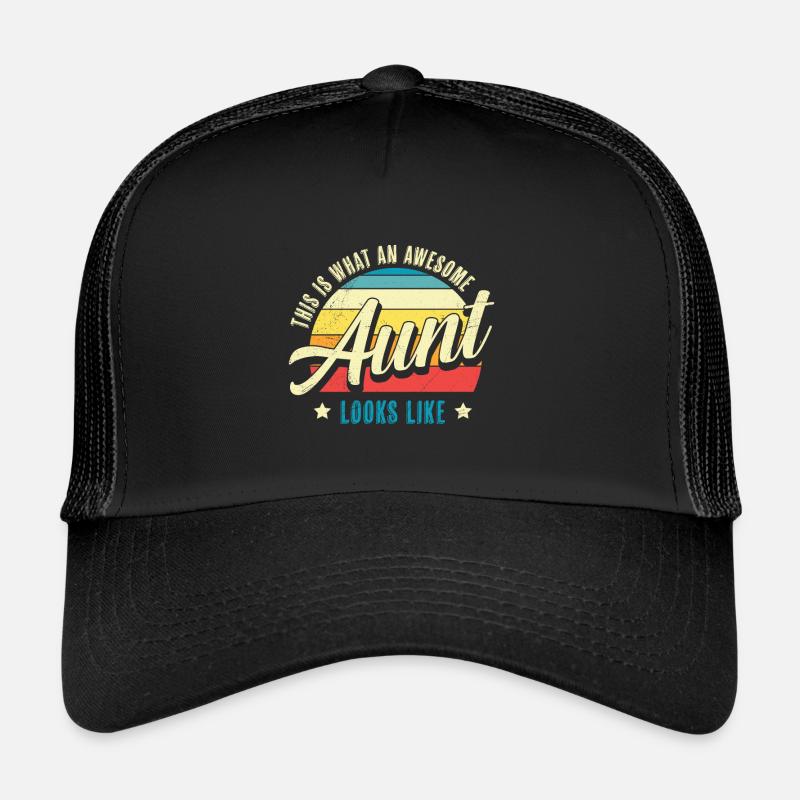This is what a great aunt looks like Best Aunt Trucker Cap