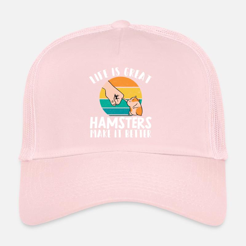 Hamster Cadeau Hamster Lovers Casquette trucker 