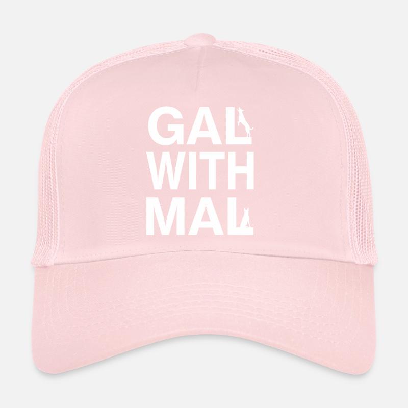 Gal with Mal - Belgian Shepherd Malinois Trucker Cap