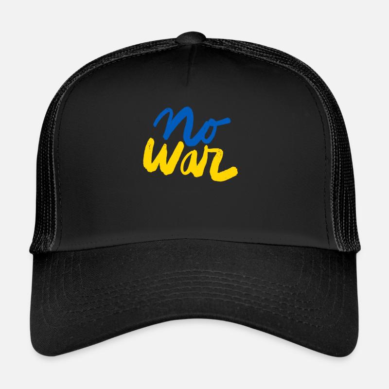 Stand with Ukraine Peace No War Trucker Cap
