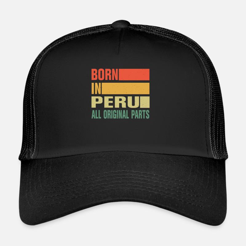 Né au Pérou Casquette trucker 
