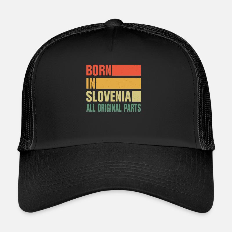 Né en Slovénie Casquette trucker 