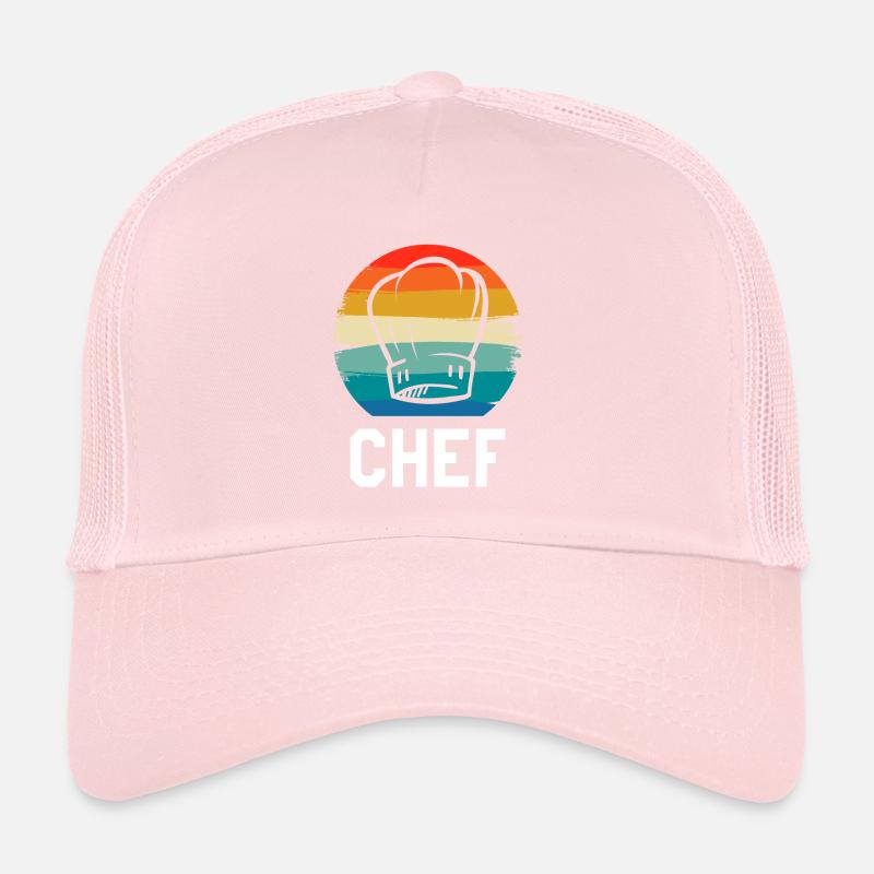 Retro Vintage Classic Chef Cook Cooking Trucker Cap