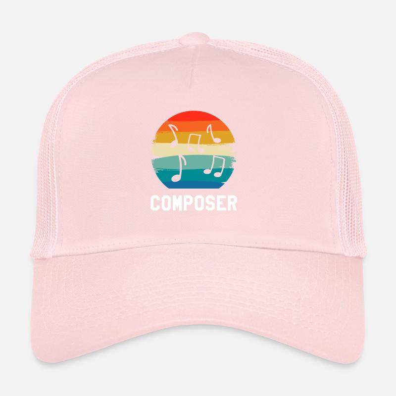 Retro Vintage Classic Composer Music Composing Trucker Cap