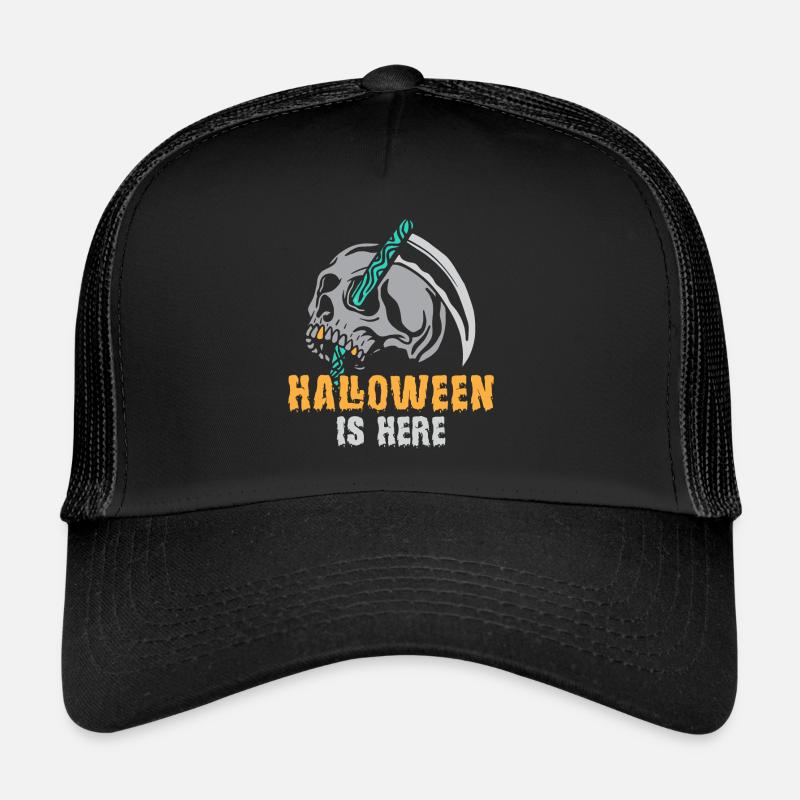Halloween-Sensenmann-Engel des Todes Trucker Cap