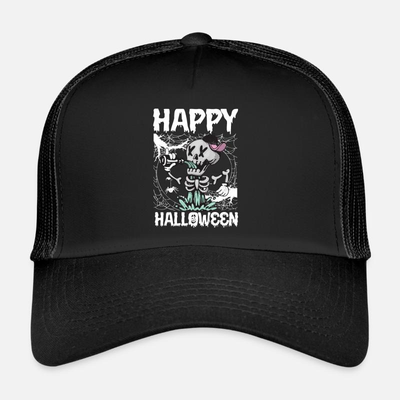 Halloween Costume Pumpkin Attack Cauchemar Casquette trucker 