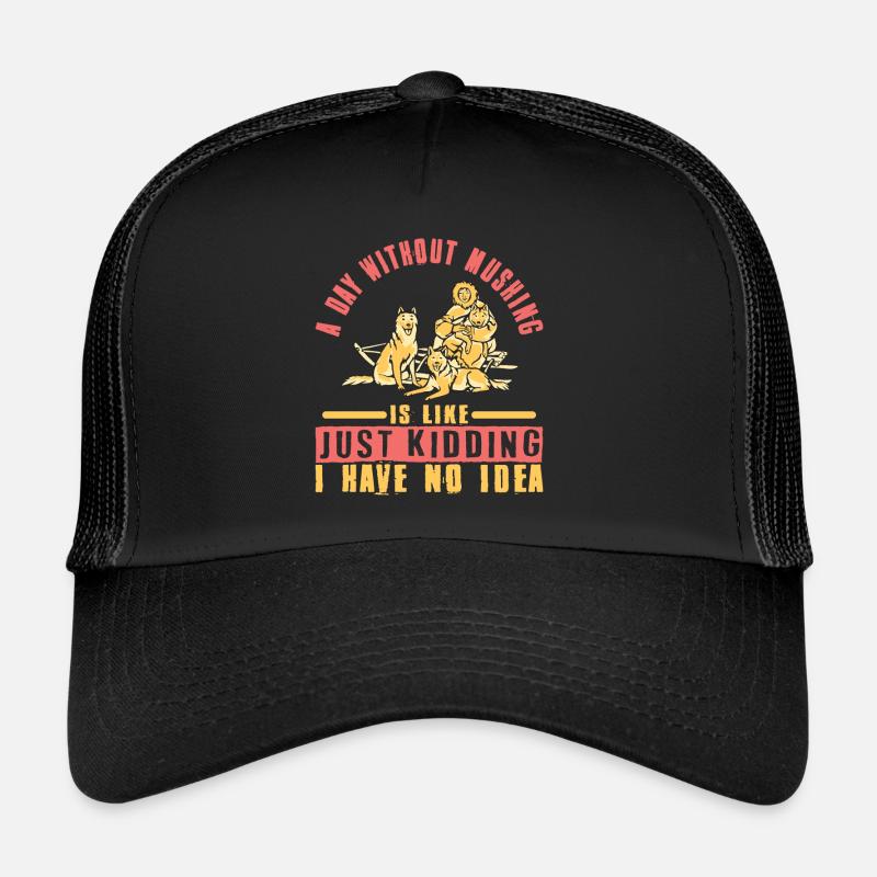 Schlittenhunderennen Schlittenhunde Geschenk Trucker Cap
