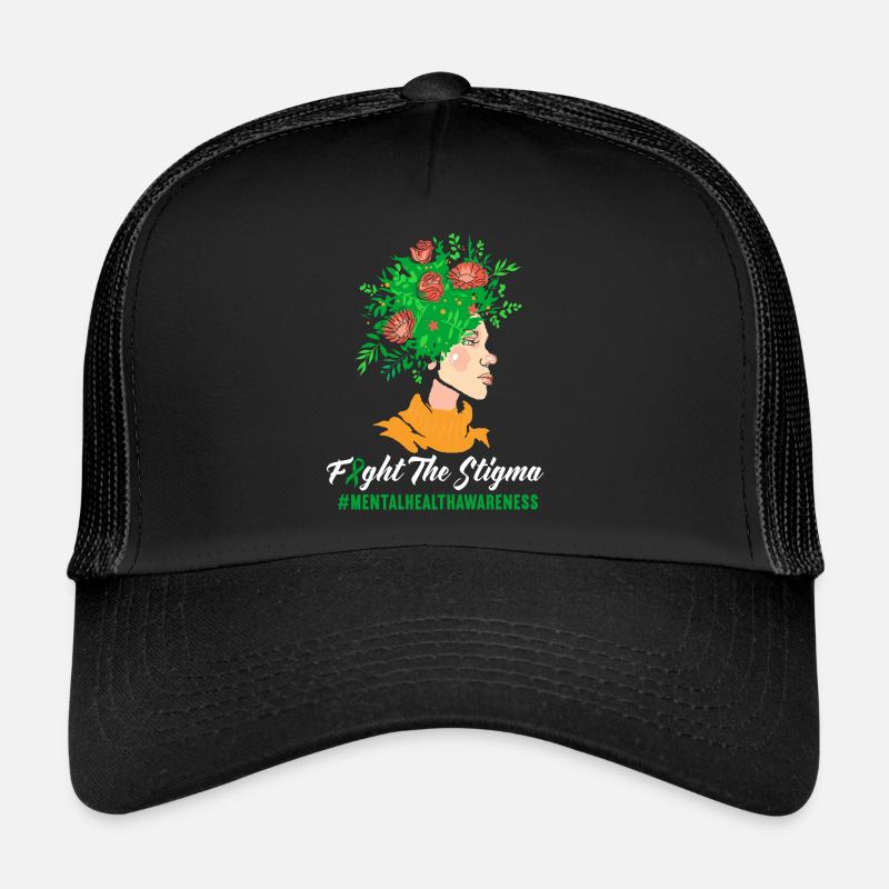 Anxiété Dépression Santé mentale Casquette trucker 