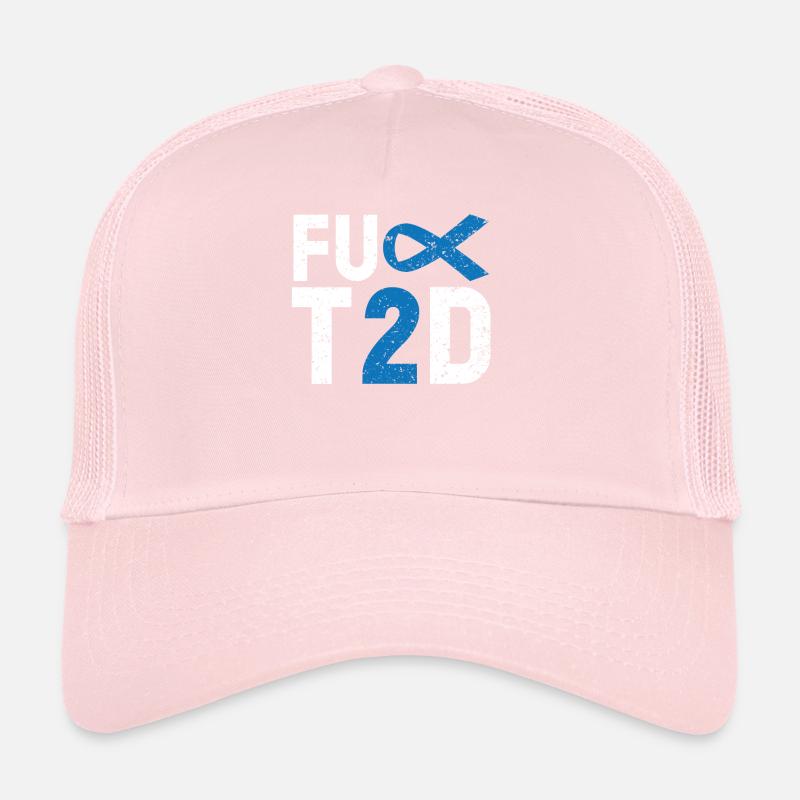 Typ 2 Diabetes T2D Warrior Diabetes Bewusstsein Trucker Cap