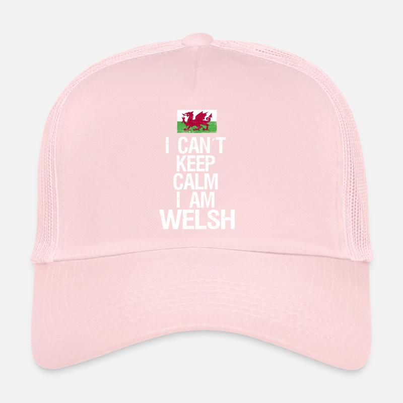 I can not Keep Calm I am Welshman Trucker Cap