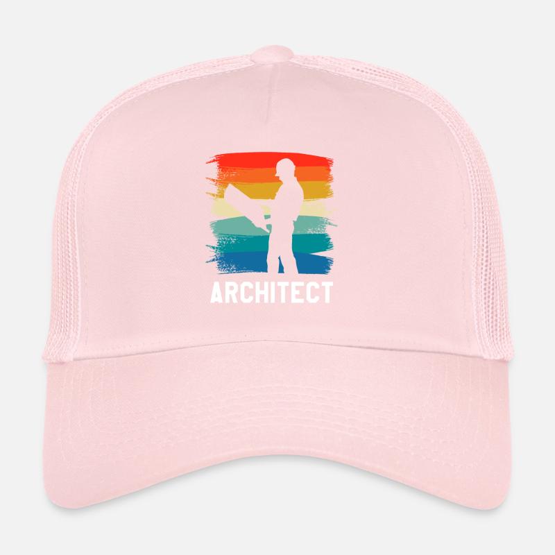 Retro Vintage Classic Architect Architecture Trucker Cap