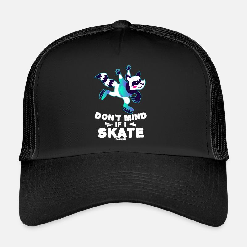 Waschbär Eisschnellauf Wintersport Trucker Cap