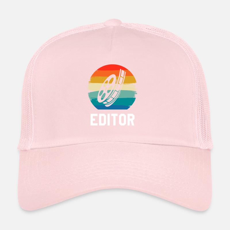 Retro Vintage Classic Editor Editing Trucker Cap