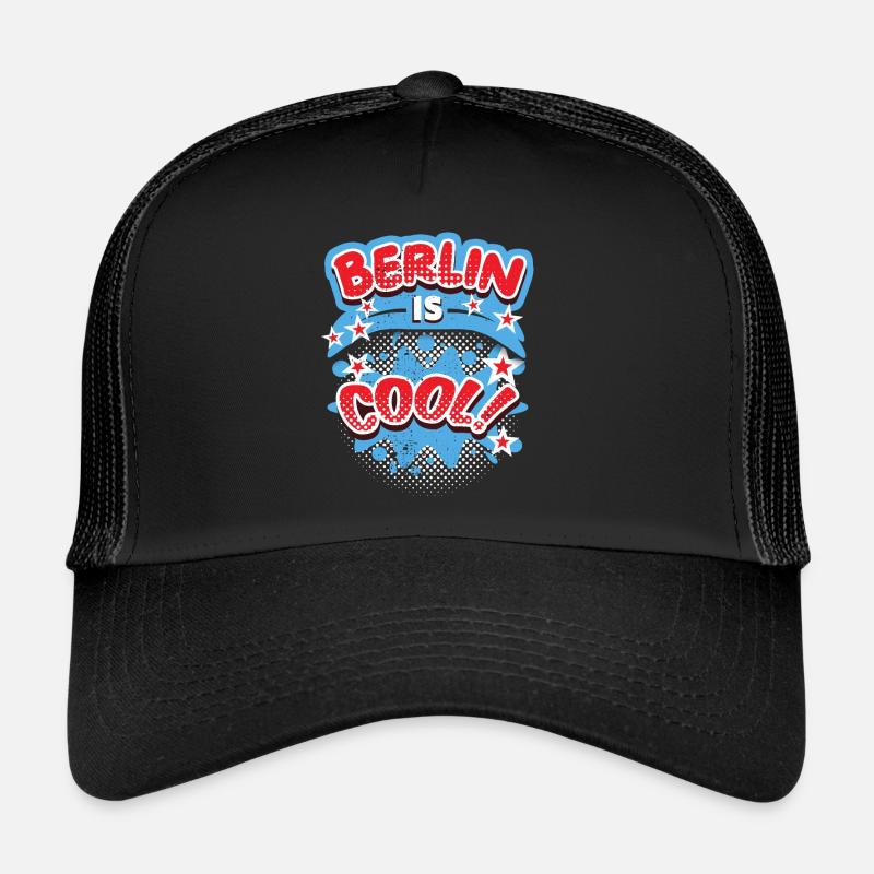 Berlin-Allemagne, Berlin-Design, Berlin-Spruch Casquette trucker 