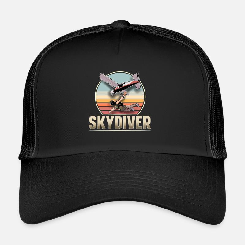 Skydiving Parachuting Parachute Trucker Cap