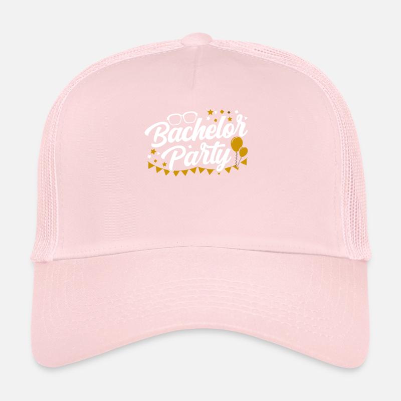 Enterrement de vie de garçon Bachelor bachelorette Casquette trucker 