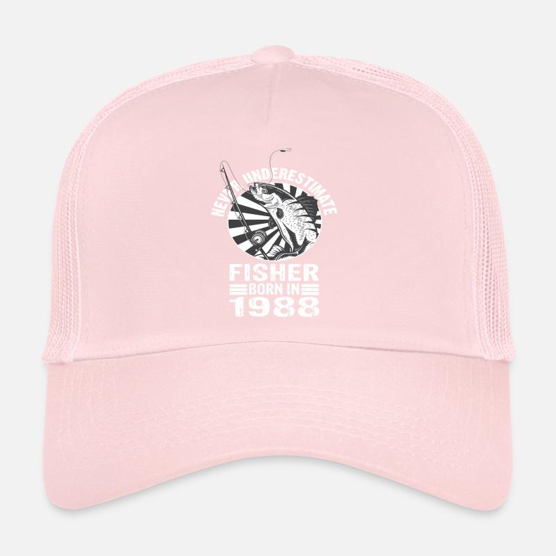 Never Underestimate Fisher born 1988 Trucker Cap