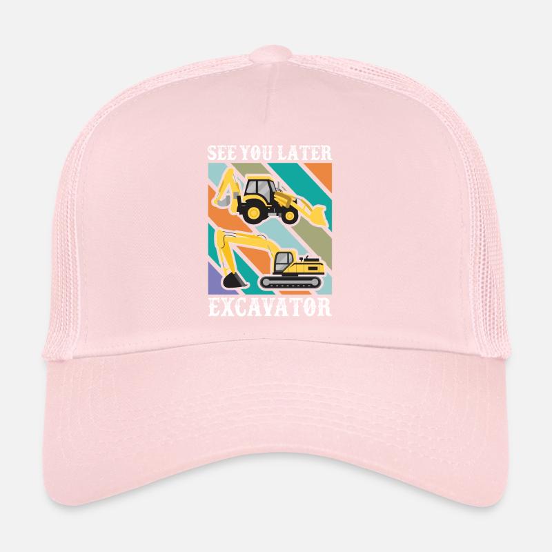 A plus tard Digger drôle de bambin Casquette trucker 