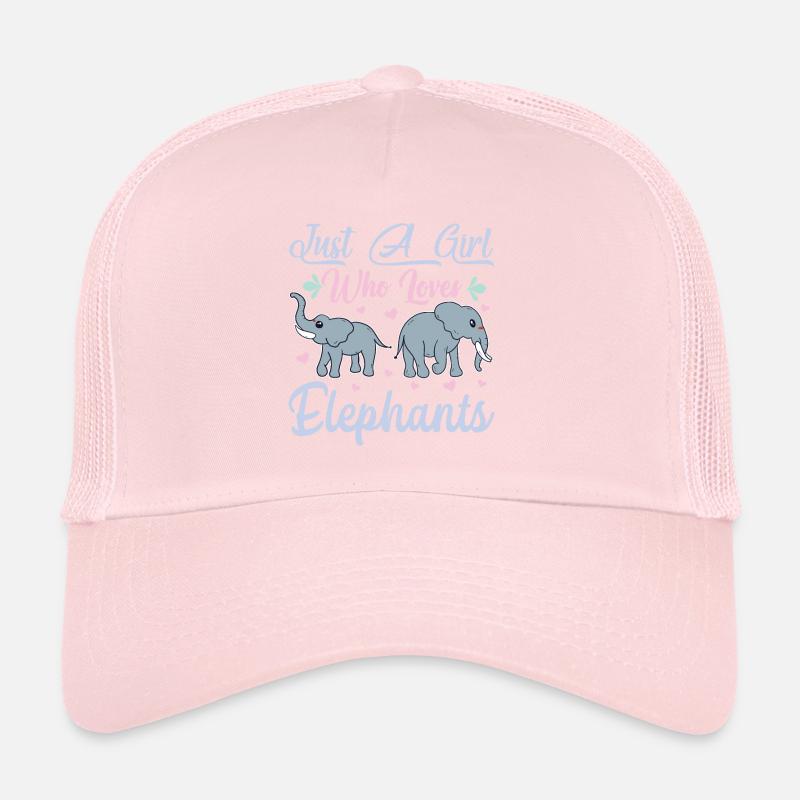 Nur Ein Mädchen, Das Elefantenfrauen Liebt Trucker Cap