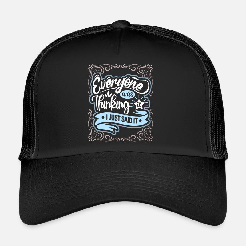 Dicton, lecture de l’, typographie de style vintage Casquette trucker 
