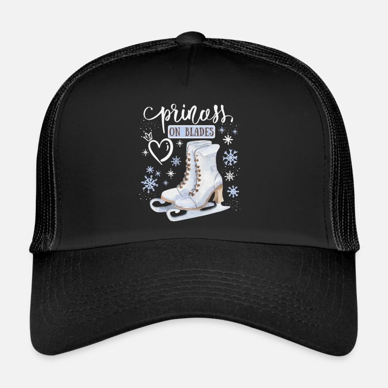 Ice skates, Skating, Saying-Princess Trucker Cap