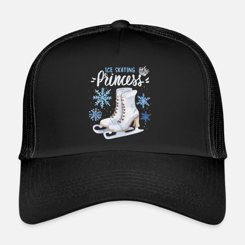 Ice skates, Skating, Saying-Princess Trucker Cap