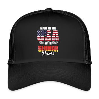 Made in the USA Fantastic Germany - Trucker Cap - black/black - Front