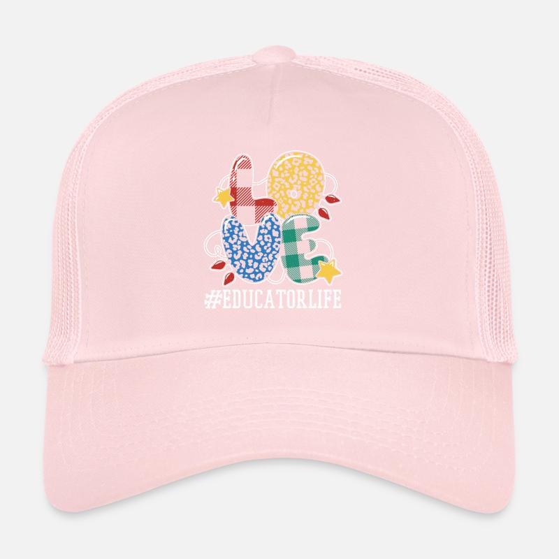 Modèle Éducateur d’enseignants Étudiant Amour Noël Casquette trucker 