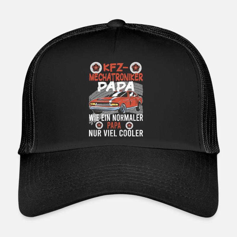 Kfz Mechatroniker Schrauber Vater Papa Auto Trucker Cap