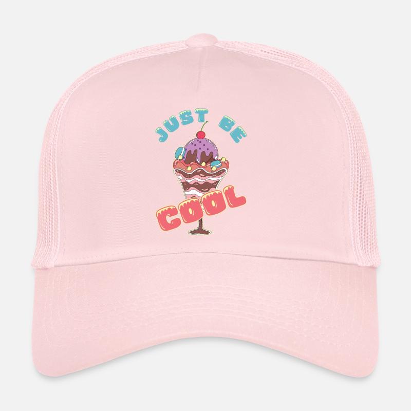 Eiscreme logo Sommer Softeis Geschenkidee Trucker Cap