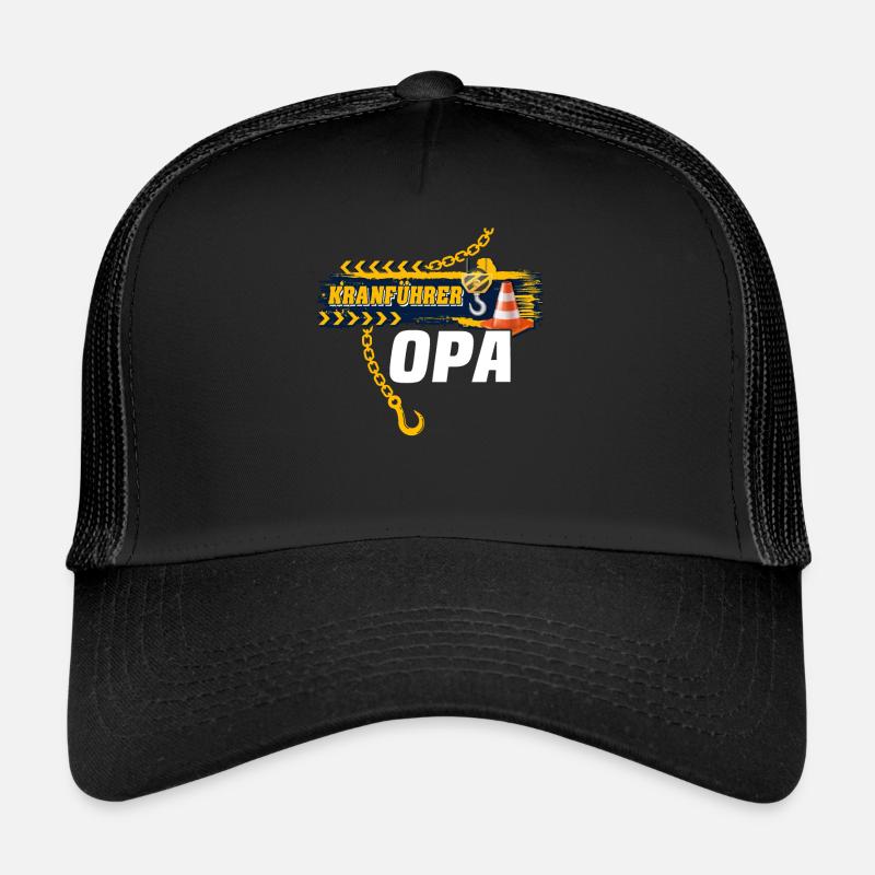 Kranführer Opa Kranfahrer Grossvater Trucker Cap