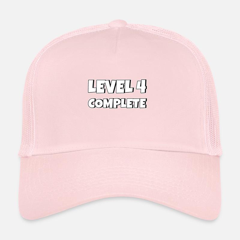 Level 4 Complete Birthday Gift 4 Years Trucker Cap
