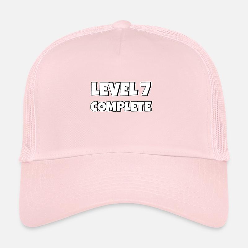 Level 7 Complete Birthday Gift 7 Years Trucker Cap