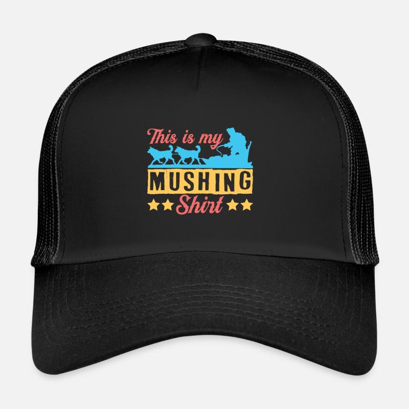 Schlittenhunderennen Schlittenhunde Geschenk Trucker Cap