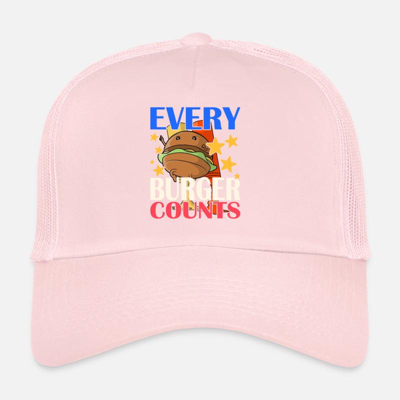Chaque hamburger compte Casquette trucker 