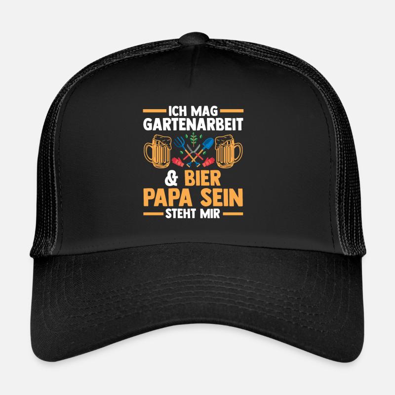 Vater Garten Gartenarbeit Papi Papa Trucker Cap