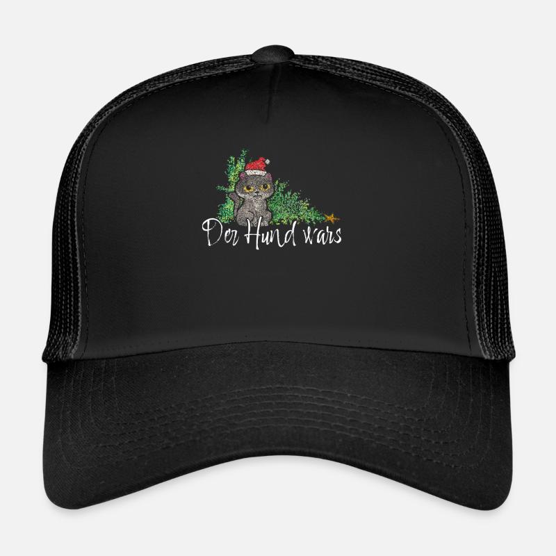 Noël Grouch Chats Anti Noël Noël Casquette trucker 