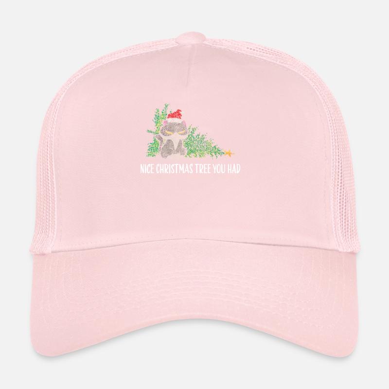 Katze Katzen Weihnachtsbaum Christbaum Kater Trucker Cap