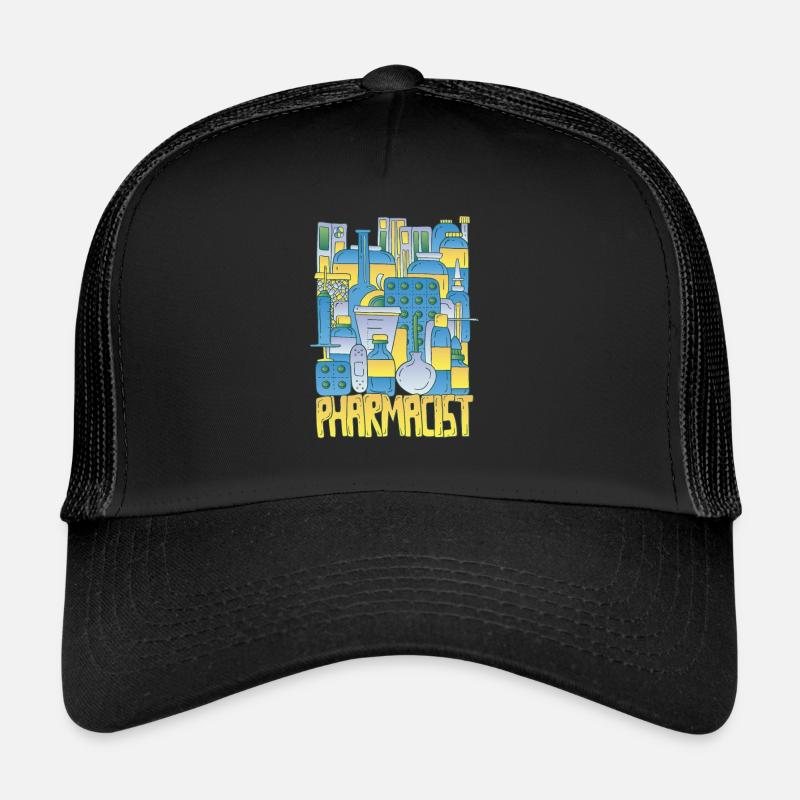 Science - Pharmacien - Casquette trucker - noir/noir