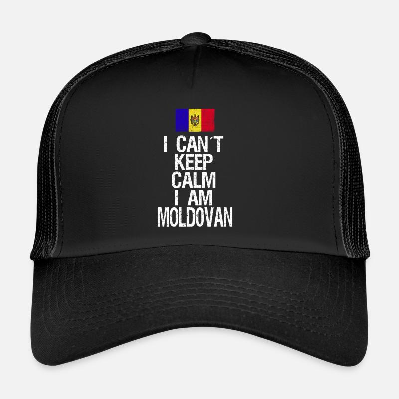 Je n’arrive pas à garder mon calme, je suis moldave Casquette trucker 
