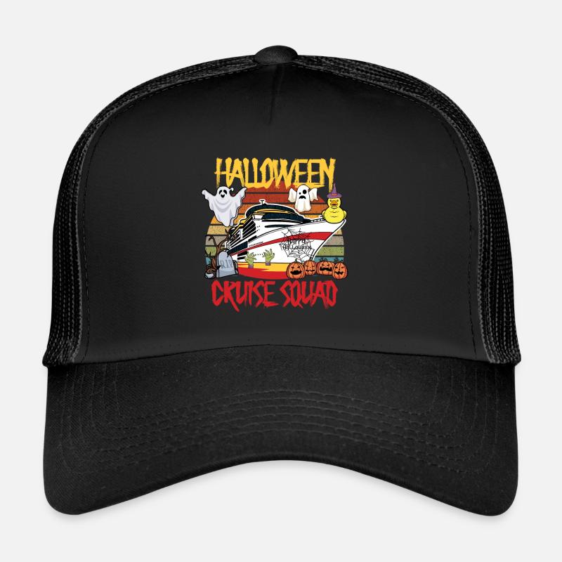 Halloween Cruise Squad Rubber Duck Hunting Ship Bootf Casquette trucker 